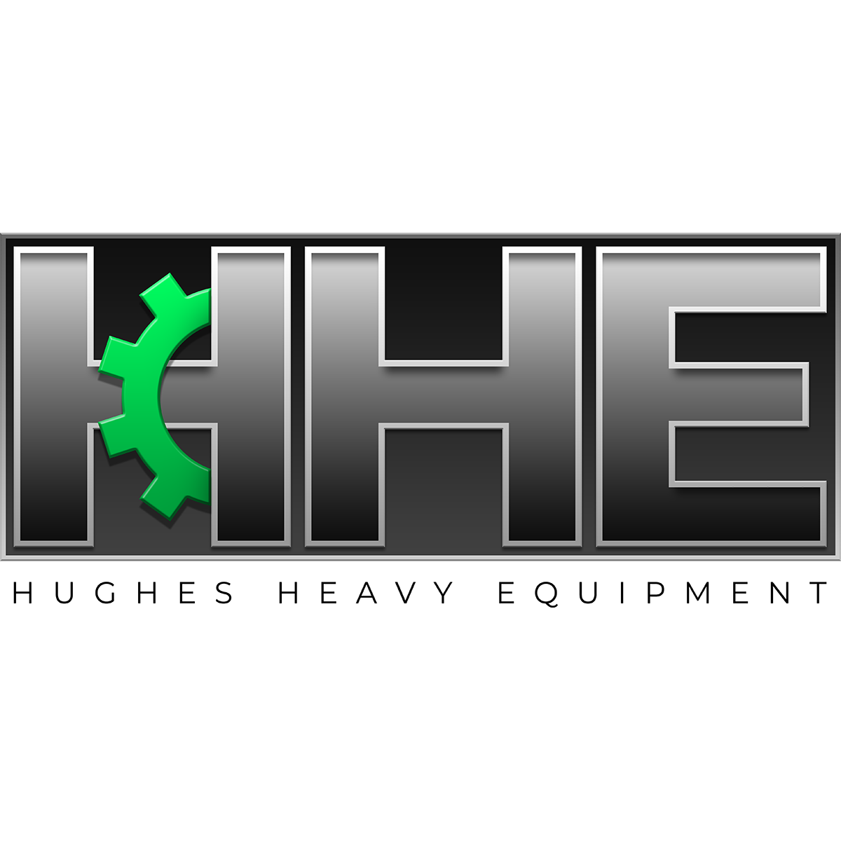 Hughes Heavy Equipment Logo